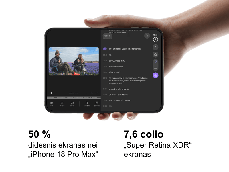 Ekranas iPhone Duo, Mobili Prekyba